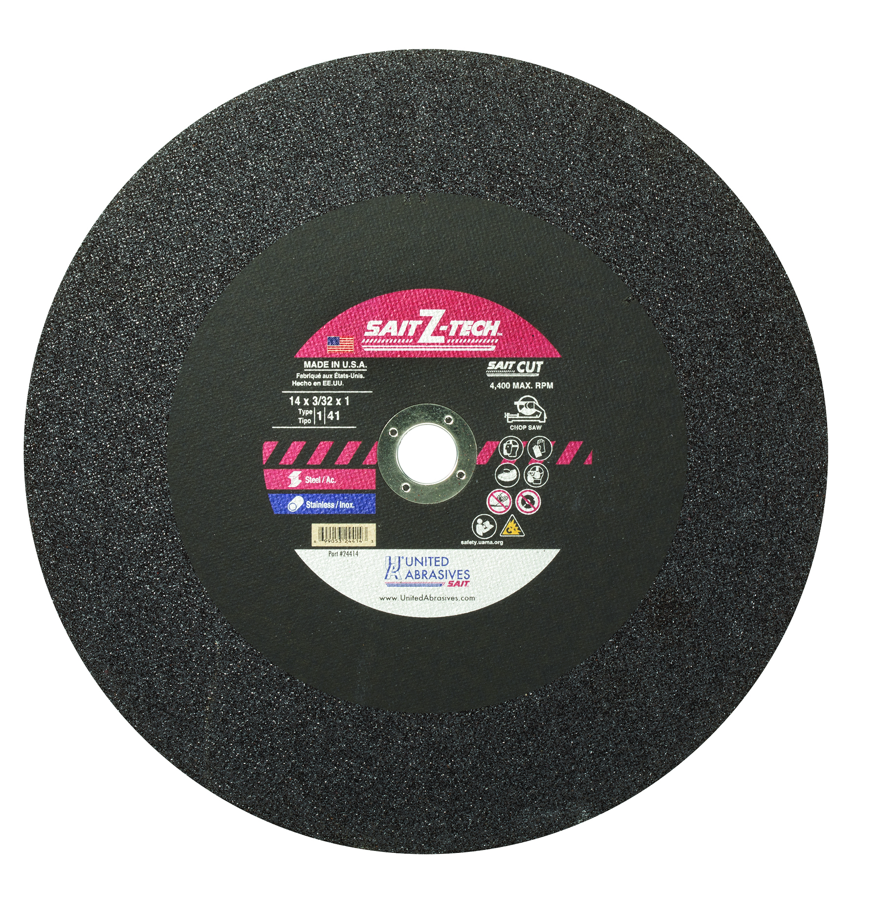 TF 14 X 3/32 X 1 Z-TECH - Cutting Wheels